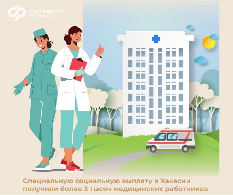 Специальную социальную выплату в Хакасии в 2025 году получают более 3 тысяч медработников